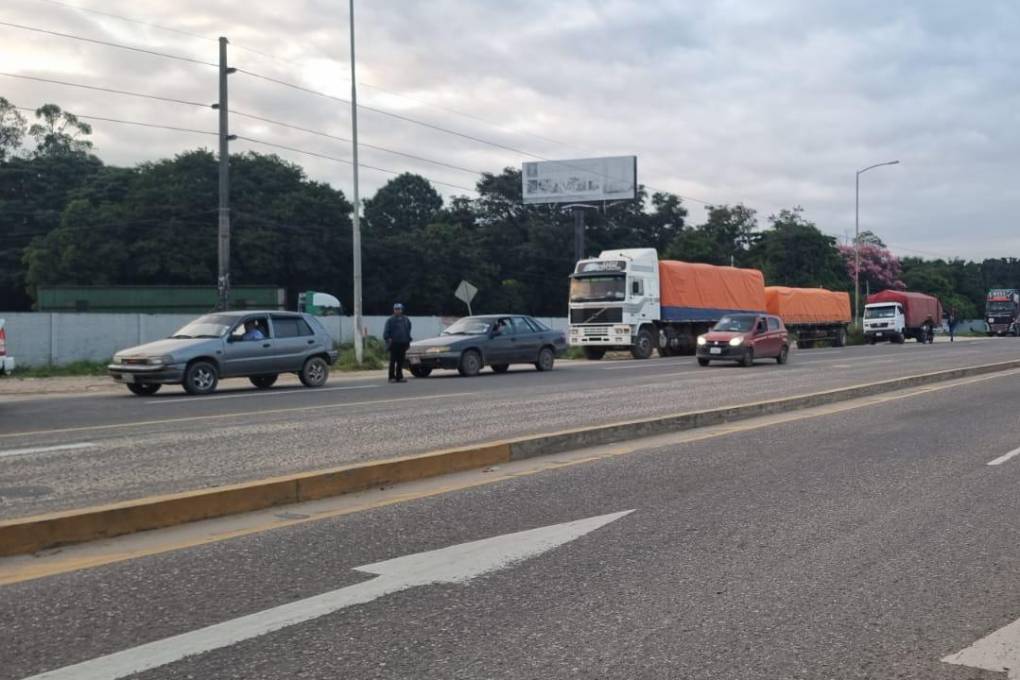 Bloqueos en Santa Cruz