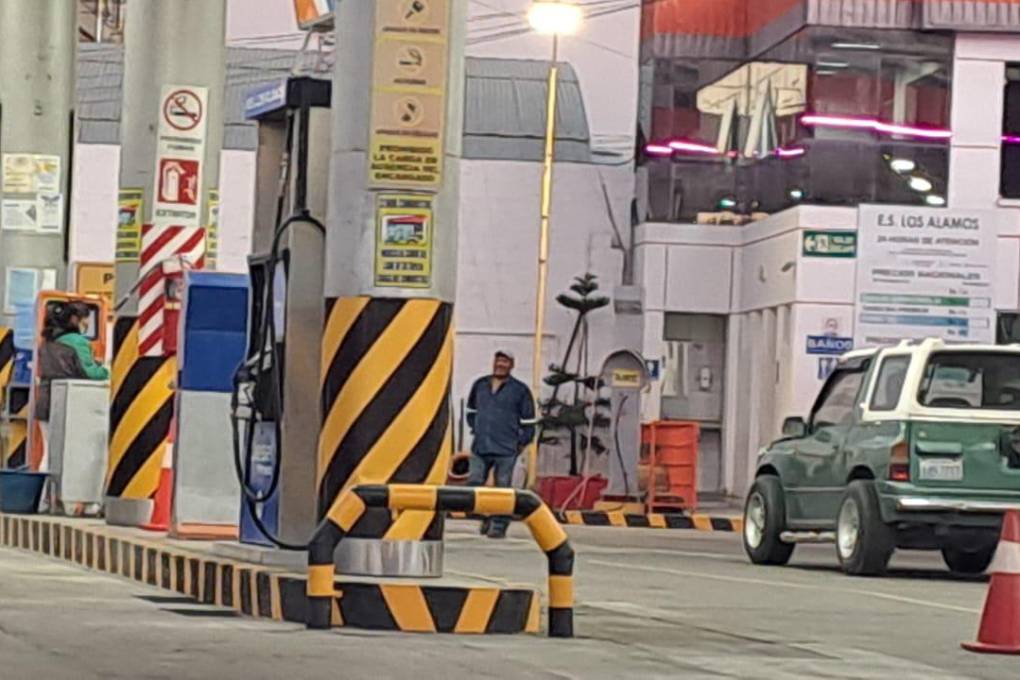 Una estación de servicio de Cochabamba.