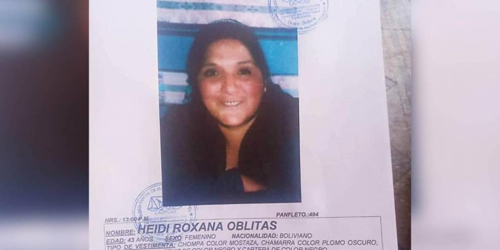 Heidi Roxana Oblitas es buscada por su familia