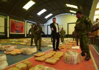 Droga incautada en un operativo en Oruro