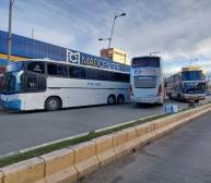 Bloqueos en la Terminal de Buses El Alto