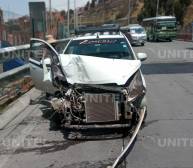 Accidente en la autopista La Paz - El Alto