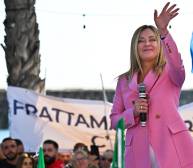 Giorgia Meloni, favorita para ganar elecciones en Italia