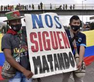 Protesta de los pueblos indí­genas de Colombia