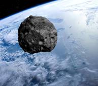 Imagen referencial de un asteroide que pasa cerca la Tierra.