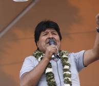 Evo Morales, líder del MAS