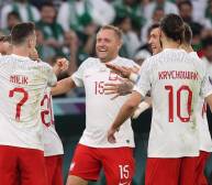 Polonia festeja la apertura del marcador