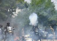 Policías reprimieron a los sectores movilizados en Santa Cruz