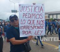 Los funcionarios impulsaron movilizaciones este jueves exigiendo que se cumpla con las obligaciones