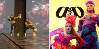 Ara y Fer, las tiktokers gemelas que causaron sensación en la pasarela