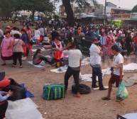 Este miércoles se registraron amagues de enfrentamiento en la zona de la feria Barrio Lindo