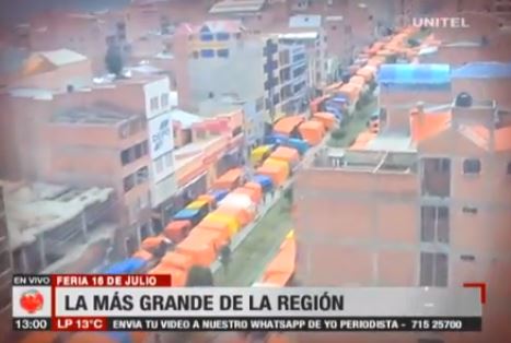 Informe especial: Feria 16 de julio de El Alto, la más grande de Bolivia