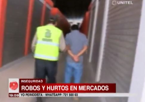 Robos, hurtos y violencia en los mercados, informe especial en UNITEL