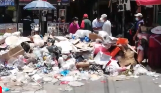 Bastante basura en las calles de Cochabamba, continúa el bloqueo en K ...