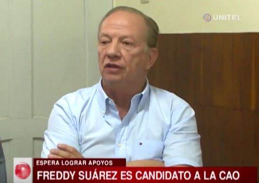 Freddy Suárez recibe respaldo para ser candidato a la presidencia de la CAO