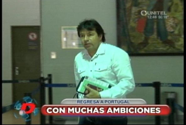 Erwin Sanchez regresó a Portugal