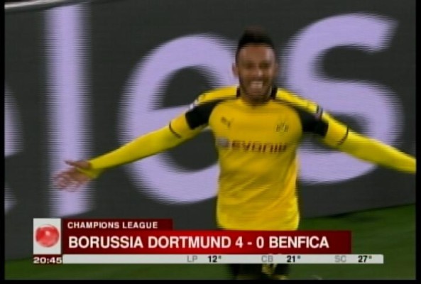 Champions League : Borussia Dortmund 4 - 0 Benfica