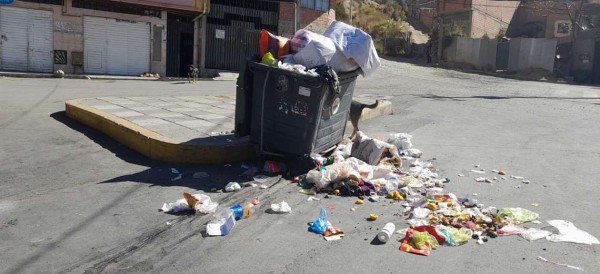 Se incrementa la basura en las calles de La Paz tras bloqueo en el ...