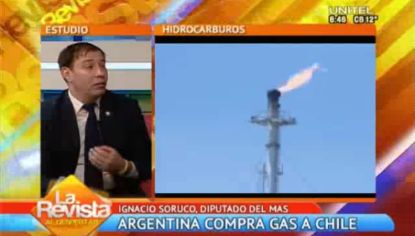 Para el MAS la compra de gas de Argentina a Chile es coyuntural