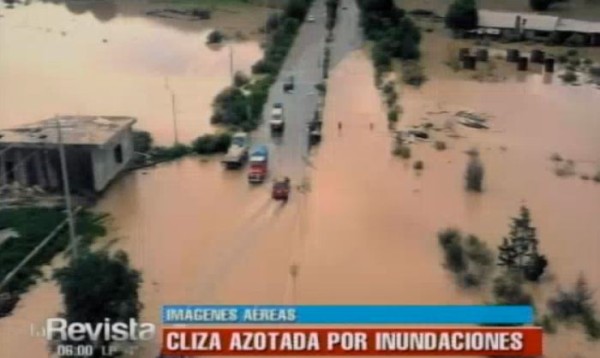 Imágenes Revelan Lamentable Situación De Cliza Debido Al Desborde Del Río