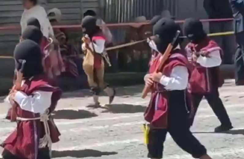 Polémica por video que muestra a niños encapuchados en El Alto
