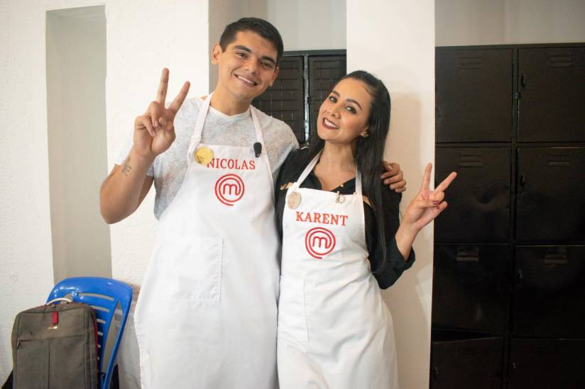 Nicolás y Karent, los cocineros que vuelven a repetir medallas en MasterChef