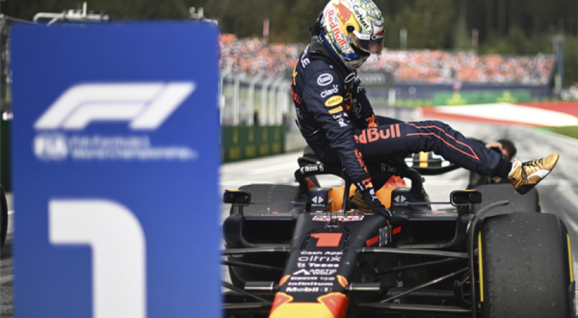 Verstappen saldrá primero este domingo. Foto: AFP