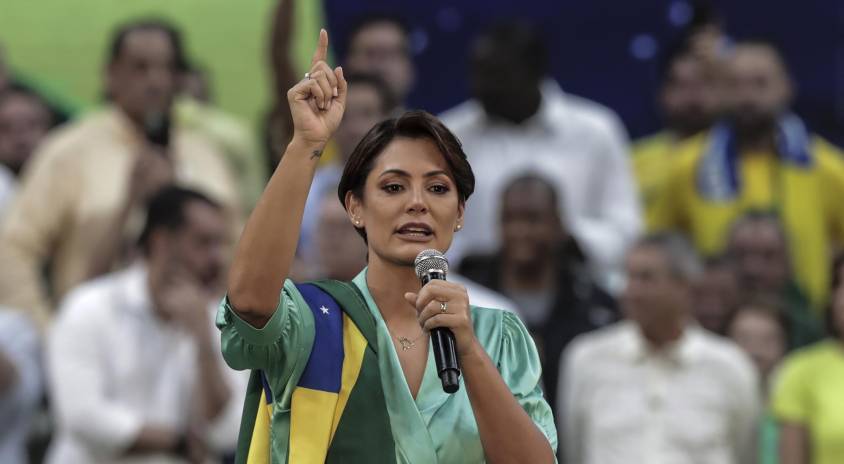 La esposa del presidente de Brasil es una ferviente evangélica