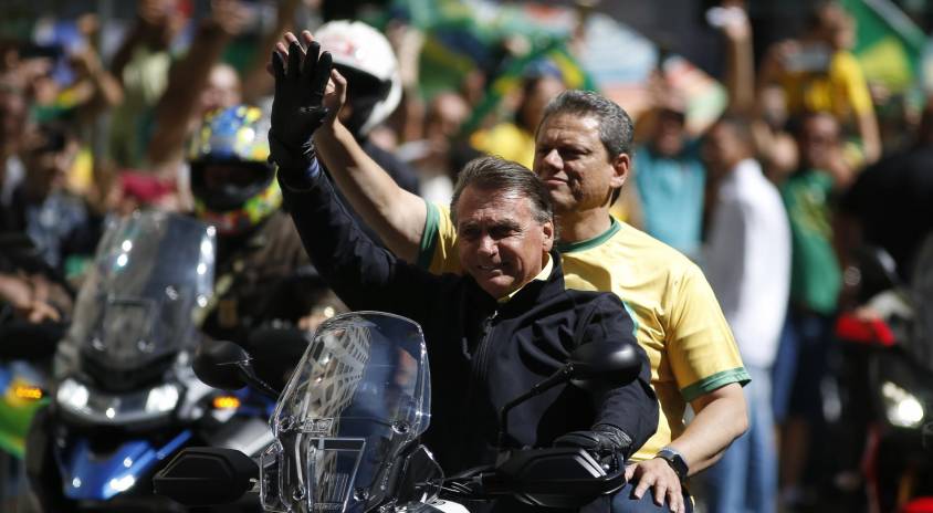 Jair Bolsonaro en campaña política