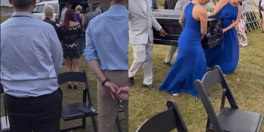 La dramática forma que eligió un novio para llegar al altar y casarse