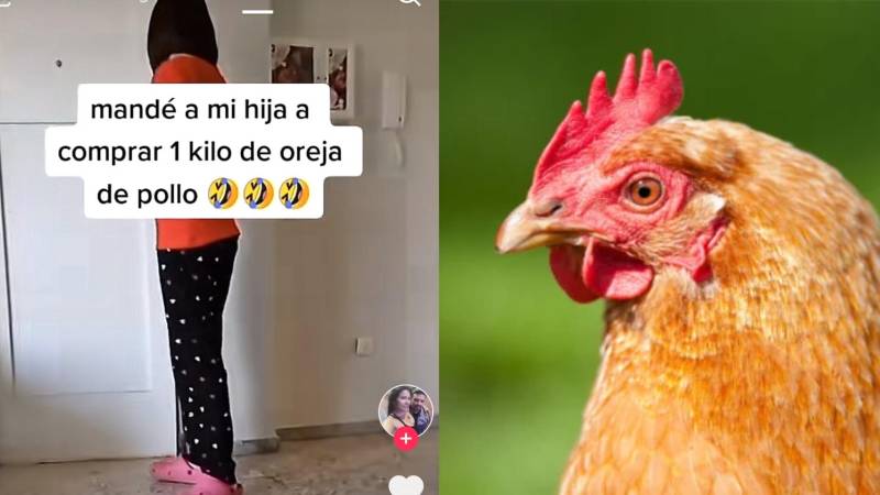 Video: Madre le juega una broma a su hija y la manda a comprar orejas de  pollo