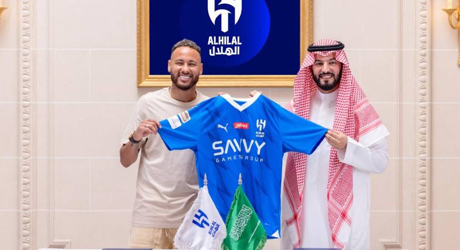 Neymar, continuará su carrera en el fútbol árabe