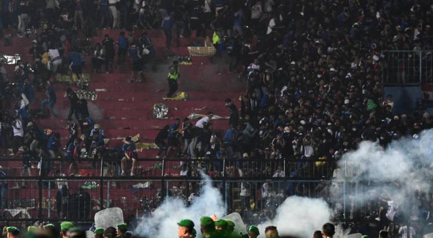 El pasado sábado fue un día trágico para el fútbol de Indonesia
